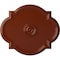 Ekena Millwork Waltz Ceiling Medallion (Fits Canopies up to 5 1/4"), 24"W x 20 1/2"H x 1 1/8"P, Firebrick CM24WAFIF - alternate 1